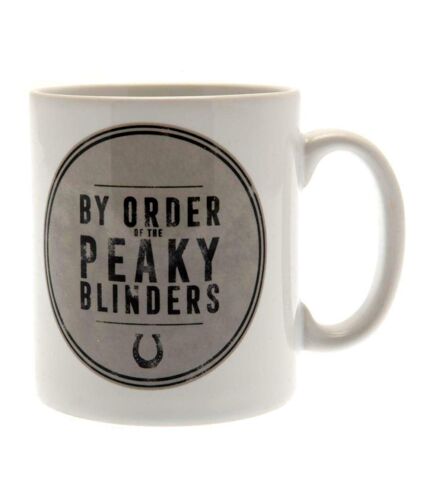 Peaky Blinders Logo Mug (White/Black) (One Size) - UTTA7799
