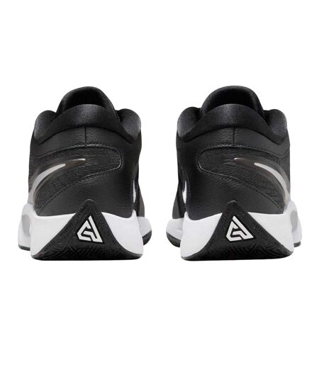 Mens Giannis Freak 6 Swoosh Basketball Shoes Black Silver Nike