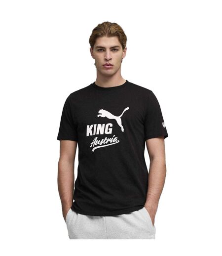 Mens King Austria Fc T-shirt Black White Puma