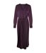 Robe Longue Cindy Femme Violet Sombre Vero Moda-2