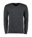 Kustom Kit Mens Arundel Long Sleeve V-Neck Sweater (Graphite) - UTBC1446