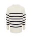 Womens/ladies Lightweight Casual Cardigan White Black Miso-2