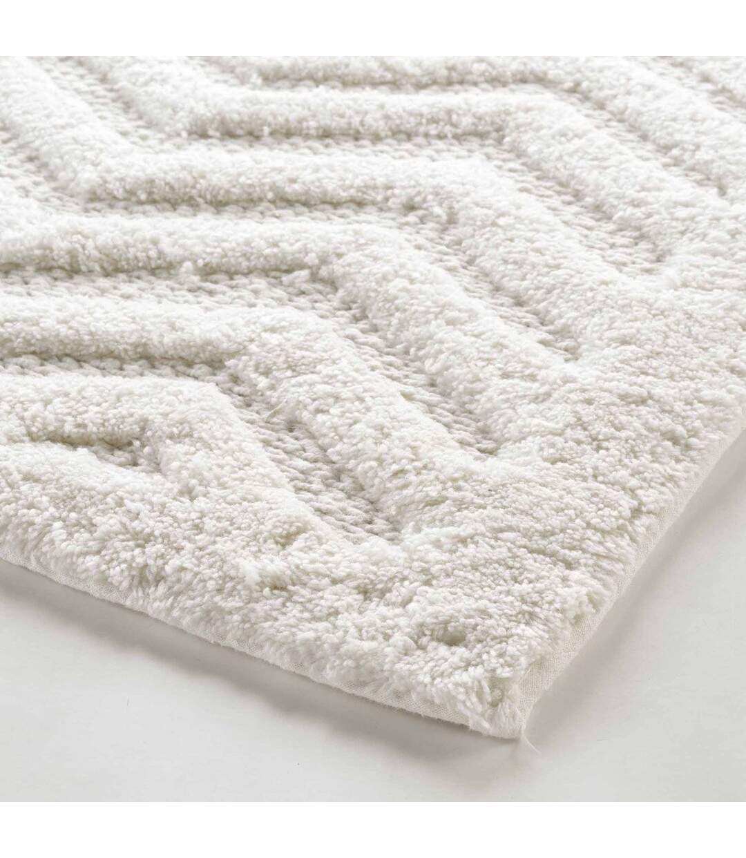 Tapis de Bain Jacquard Angelis 50x80cm Blanc-2