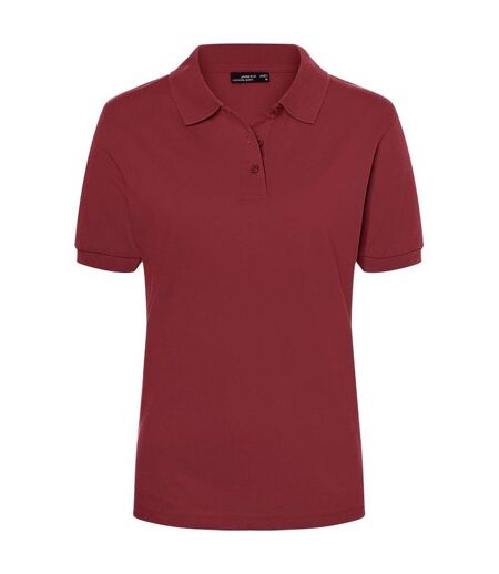 Polo Classic Femme Bordeaux James And Nicholson