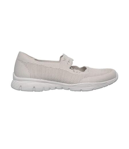 Womens/ladies seager cute n´ coy shoes natural Skechers