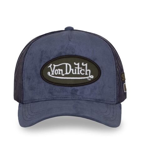 Casquette trucker en suédine avec filet et écusson fourrure Fur Vondutch