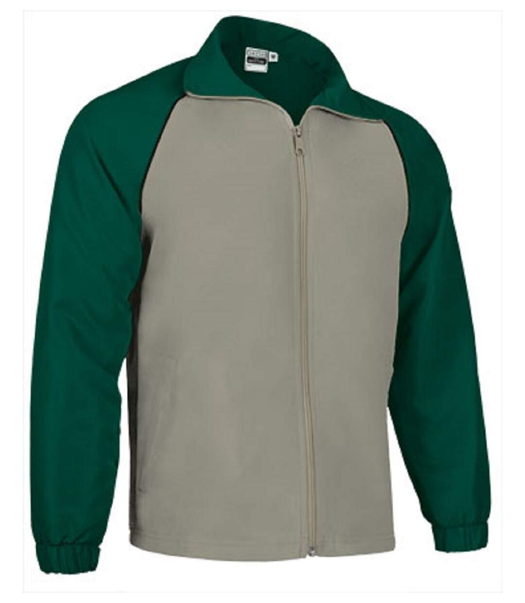 Veste de sport - Homme - REF MATCHPOINT - beige et vert bouteille-1