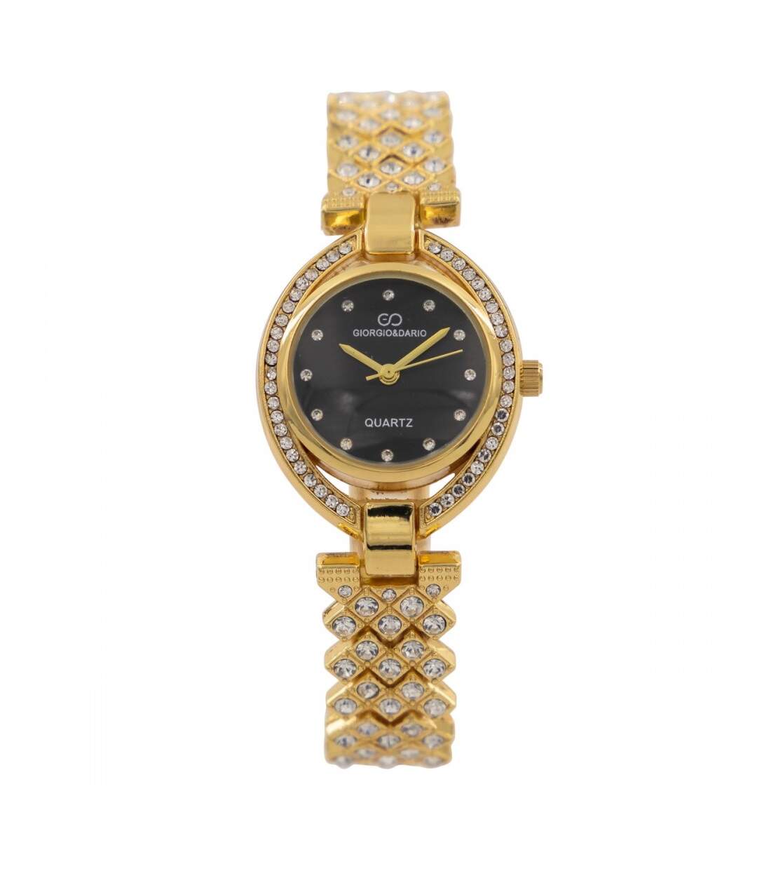 Sublime Montre Femme Métal Doré Strass GIORGIO