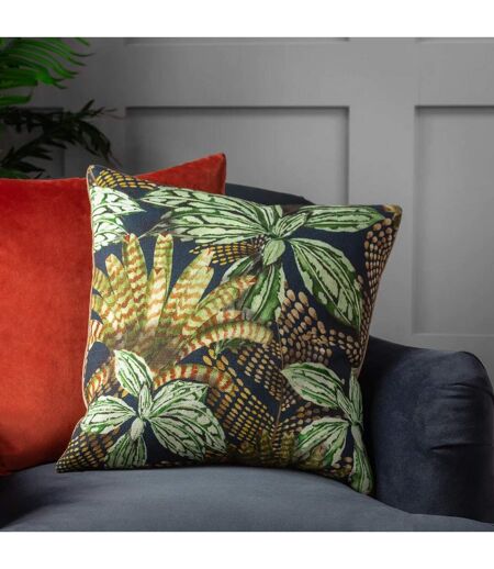 Wylder Mogori Leaves Throw Pillow Cover (Green) (43cm x 43cm) - UTRV2817