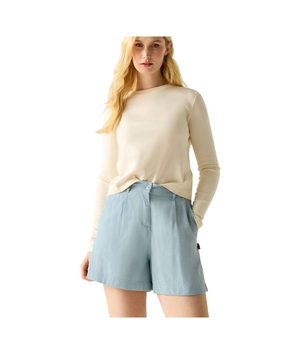 Short Sabelle Femme Bleu Chambray Regatta-4