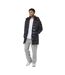 Mens Nylon Funnel Neck Padded Jacket Black Brave Soul-1