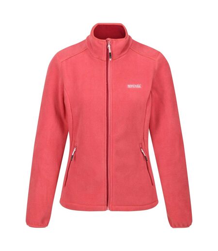 Womens/ladies Floreo Iv Full Zip Fleece Jacket Mineral Red Regatta