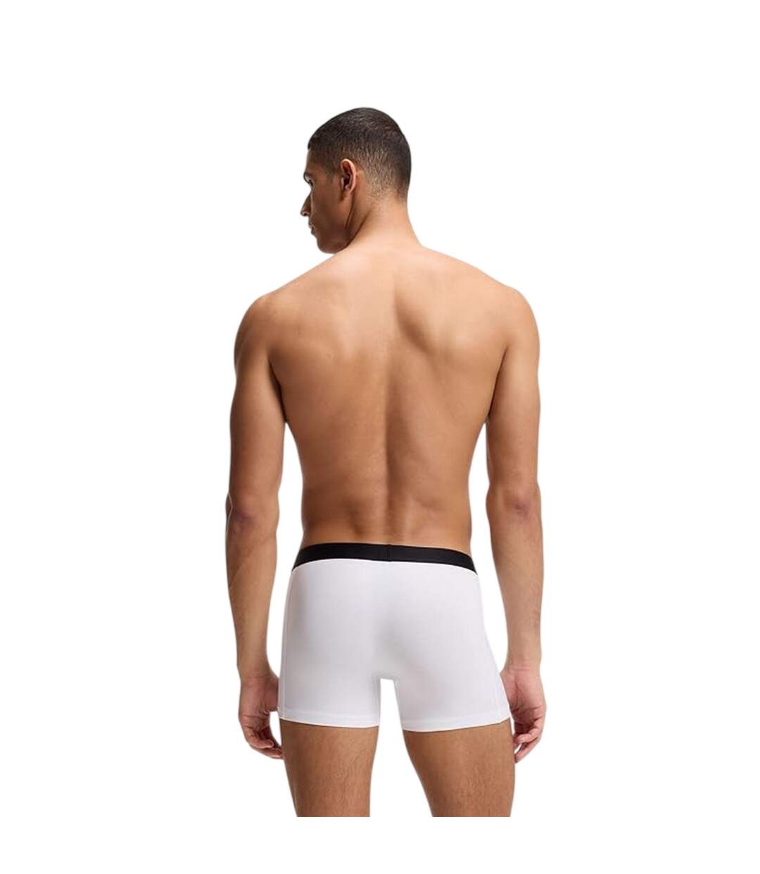 Lot De 3  Boxers Homme Blanc Boss-3