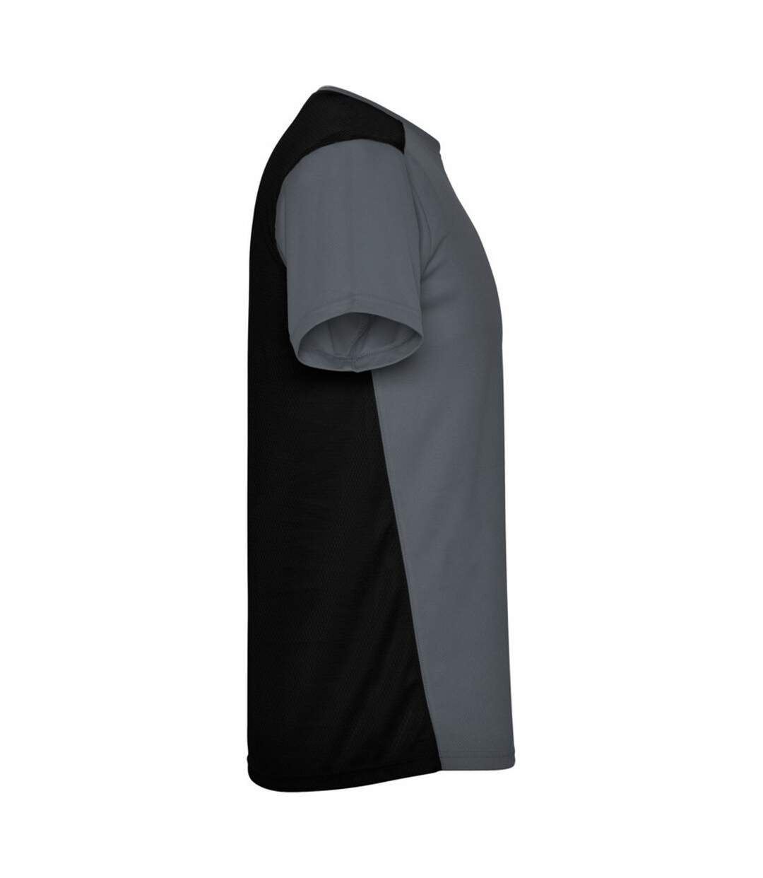 T-shirt Detroit Adulte Anthracite Noir Uni Roly-4