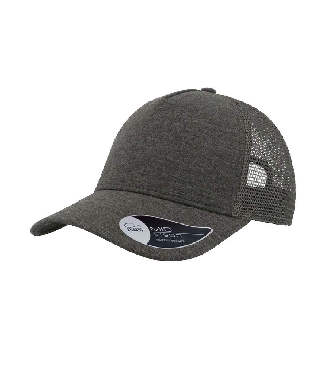 Casquette trucker rapper adulte gris foncé Atlantis-1