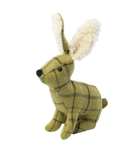 House Of Paws Hare Tweed Plush Dog Toy (Green) (One Size) - UTBZ3795