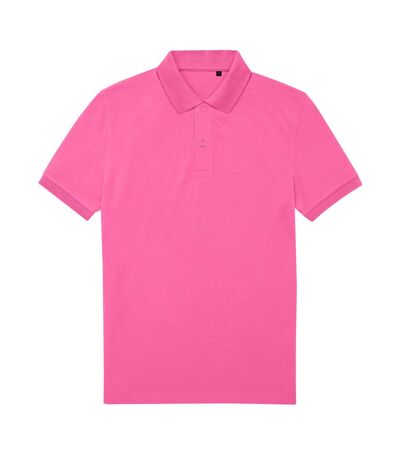B&C Mens My Eco Polo Shirt (Lotus Pink)
