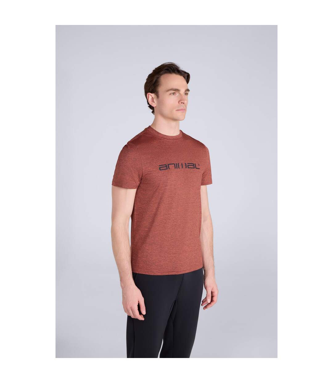 T-shirt Latero Homme Rouge Pastel Animal-1