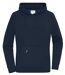 Sweat à capuche - Femme - 8045 - bleu marine-2