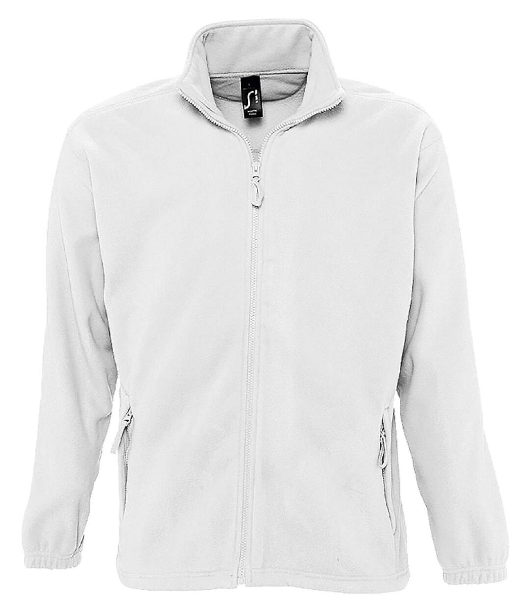 Veste polaire zip intégral - 55000 - blanc