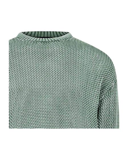 Mens Knitted Lightweight Jumper Forest Green Represent