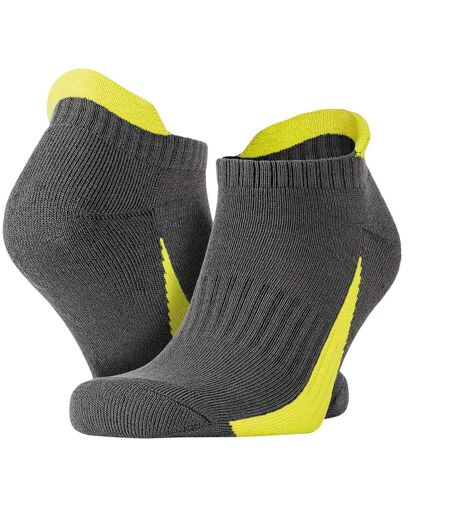 Socquettes Adulte Gris Vert Clair Spiro