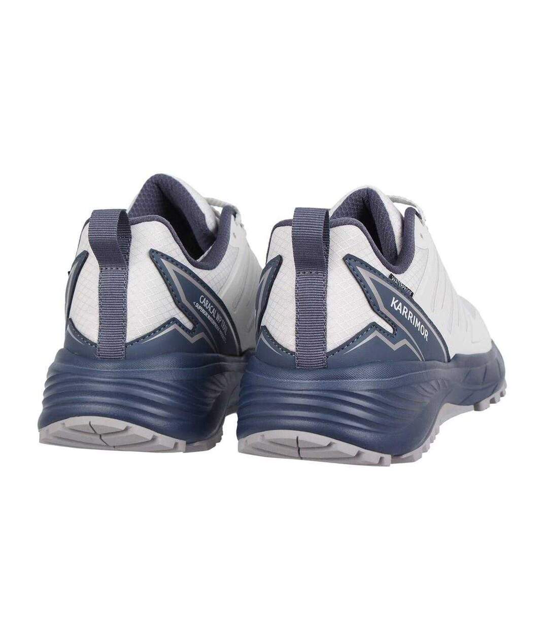 Baskets Caracal Homme Blanc Cassé Bleu Marine Karrimor-2
