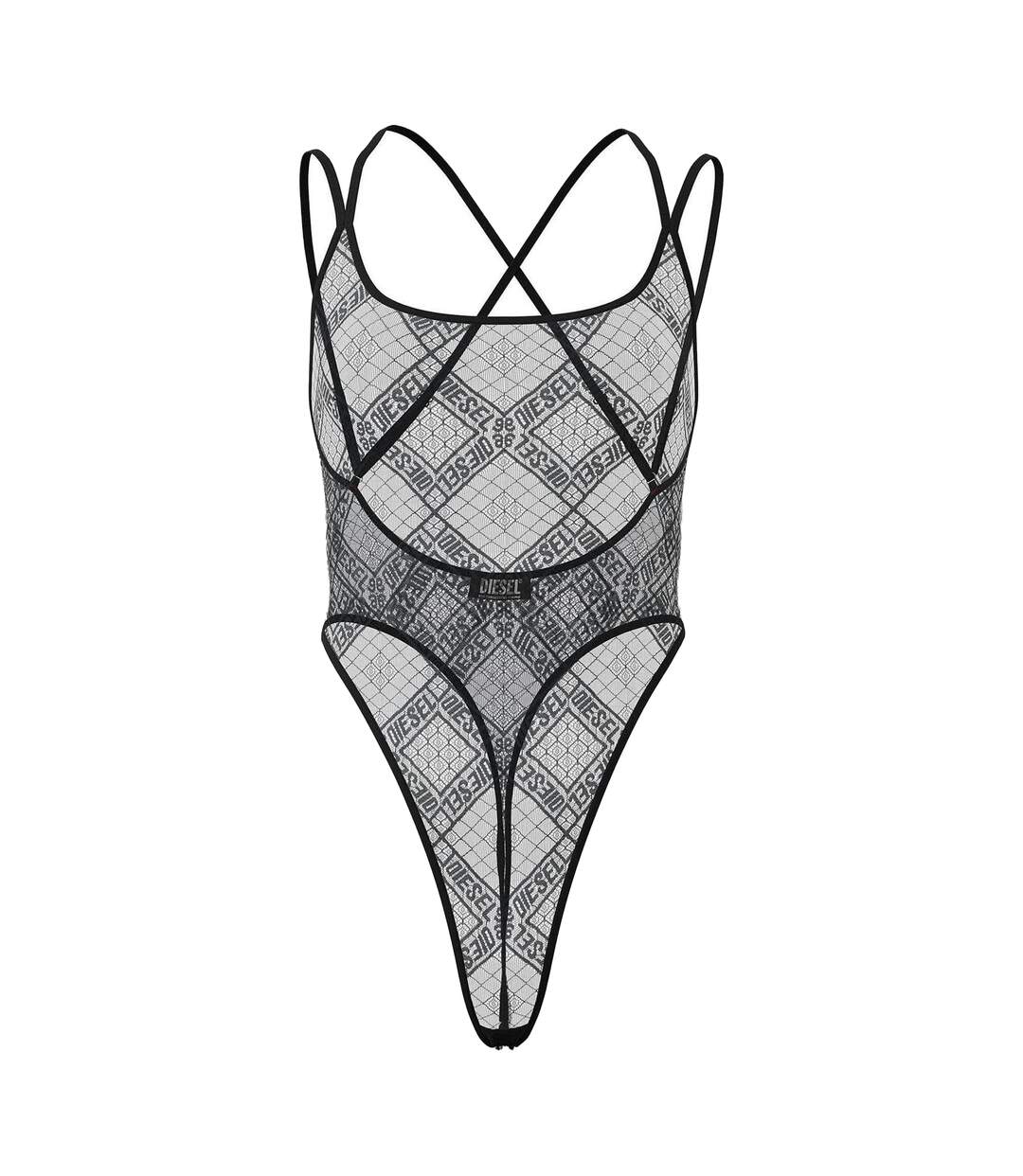 Body Motif/style Logo Partout Brita Femme Noir Diesel-2