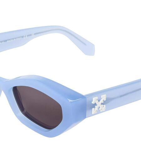 Unisex Adult Hilo Hexagon Sunglasses One Size Blue Dark Grey Off White