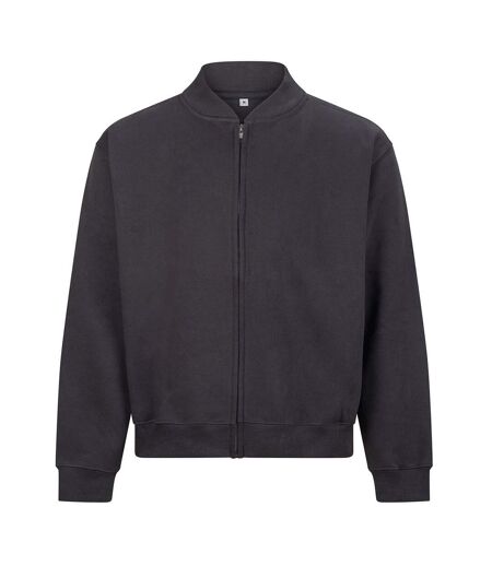 Unisex Adult Signature Heavyweight Bomber Jacket Solid Charcoal Awdis