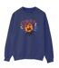 Disney Sweatshirt Big Hero 6 Baymax Hiro Angry Manga Femme/Femme (Bleu marine) - UTBI11724-1