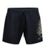 Short De Bain Motif/style Pin-up Homme Noir Philipp Plein-1