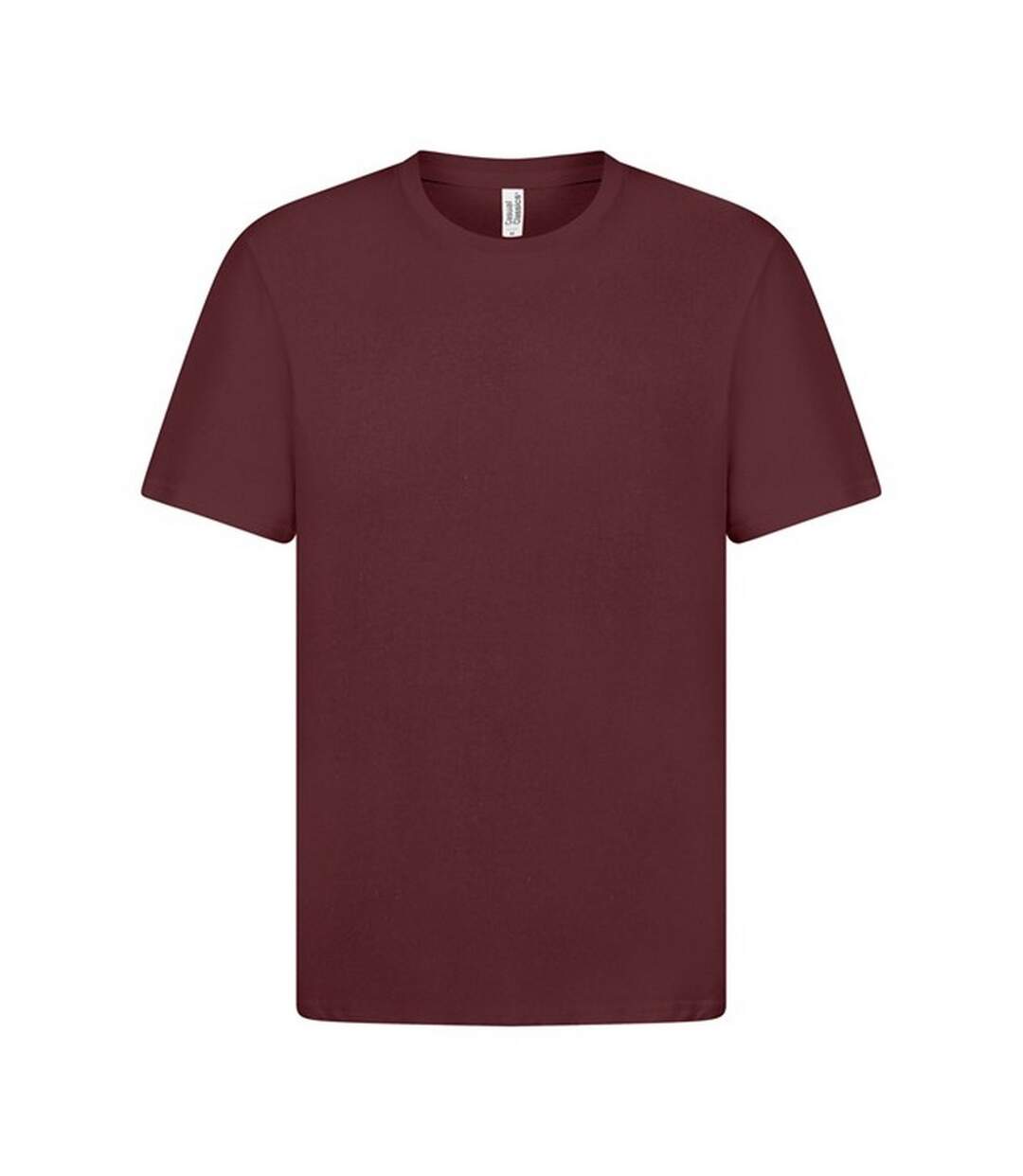 T-shirt Manches Courtes Homme Bordeaux Casual-2