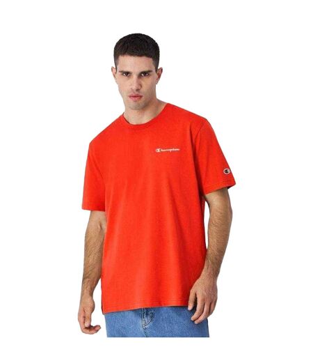 T-shirt Manches Courtes Homme Rouge Orange Champion