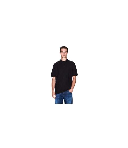 Polo Motif/style Géométrique Homme Noir Armani Exchange