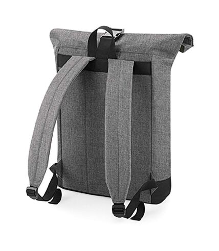 Bagbase Roll-Top Backpack / Rucksack / Bag (12 Liters) (Gray Marl/Black) (One Size) - UTBC3146