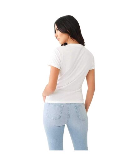 T-shirt Motif/style Logo Femme Blanc True Religion