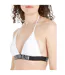 Womens/ladies Triangle Cups Bikini Top White Calvin Klein-1