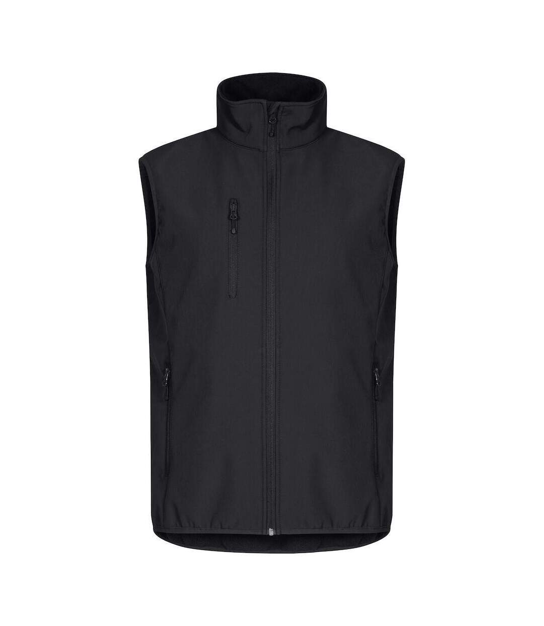 Mens classic soft shell jacket black Clique-1