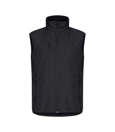 Mens classic soft shell jacket black Clique