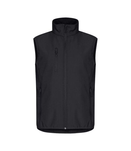 Mens classic soft shell jacket black Clique