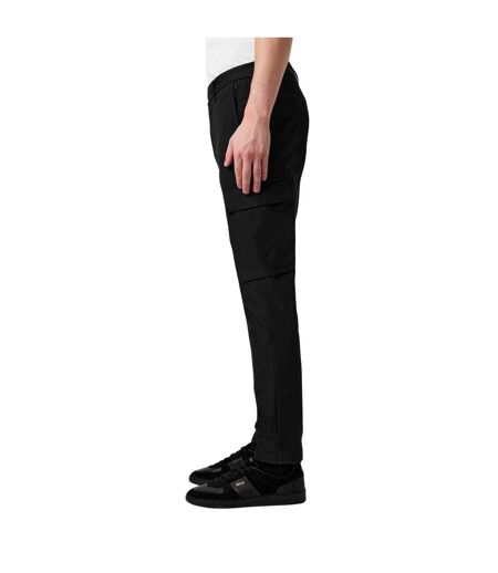 Mens Kaiton Cargo Trousers Black Boss