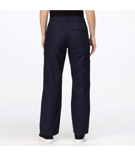 Regatta Womens/Ladies New Action Water Repellent Pants/Bottoms (Navy)