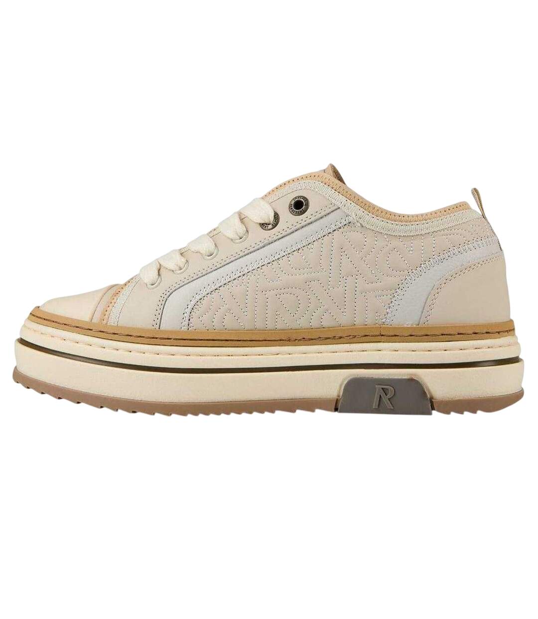 Baskets Motif/style Logo Htn Homme Vieux Blanc Represent-3