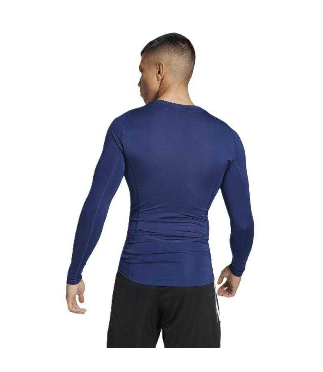Maillot De Compression Techfit Homme Bleu Marine Foncé Adidas-2