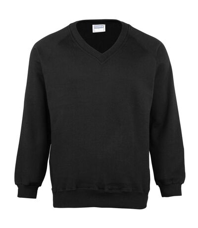 Maddins - Sweatshirt avec col en V - Homme (Noir) - UTRW844