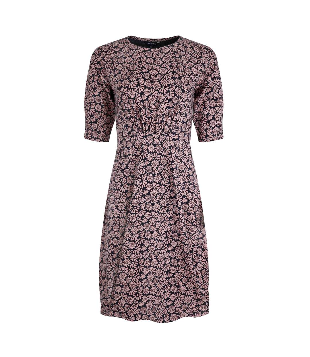 Womens/ladies cassandra jersey swing dress tearose Weird Fish-1