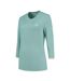 Womens/ladies Hypercourt Logo Regular T-shirt Blue K-Swiss-1