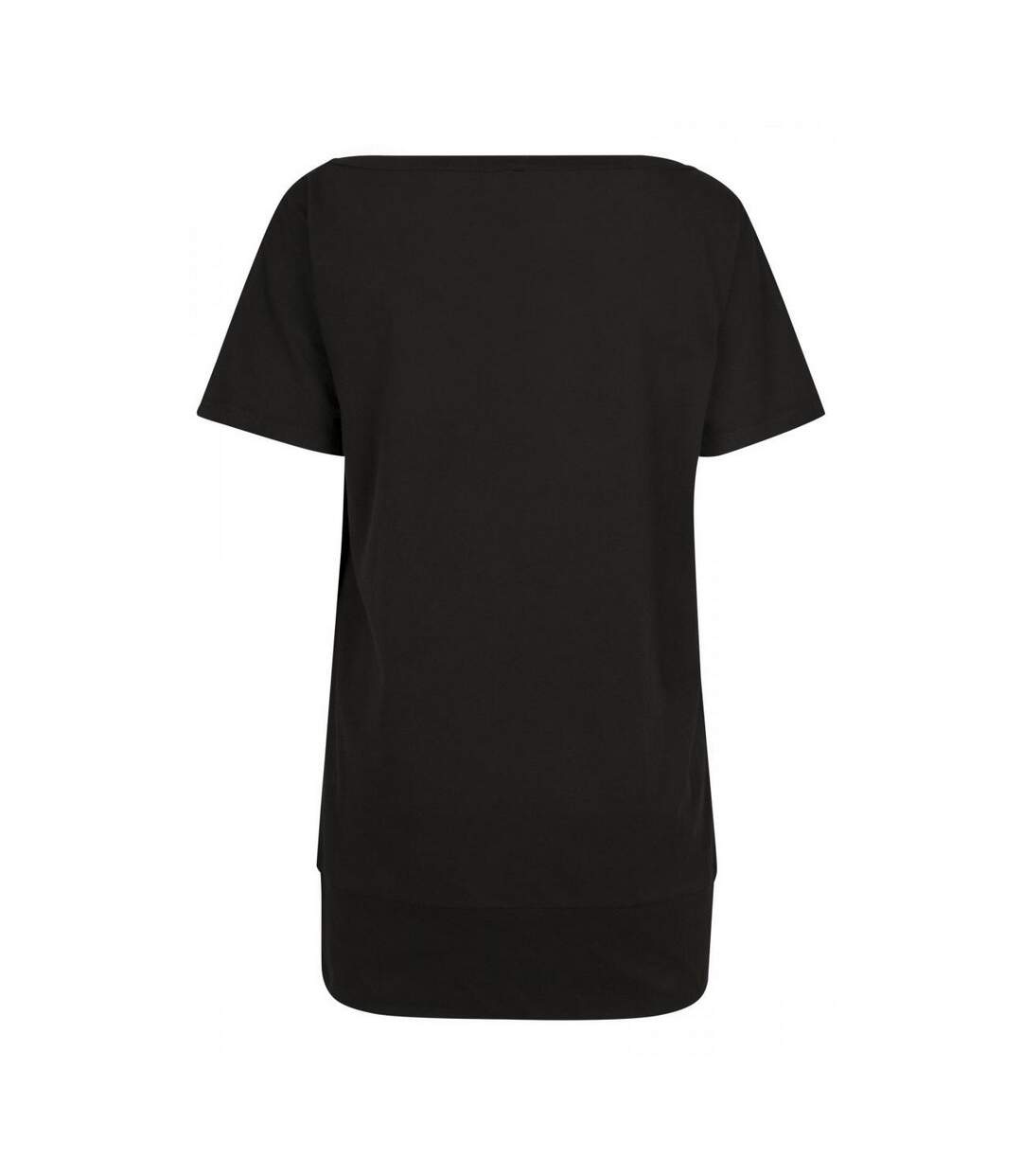 T-shirt Manches Chauve-souris Femme Noir Build Your Brand-2