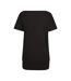 T-shirt Manches Chauve-souris Femme Noir Build Your Brand-2